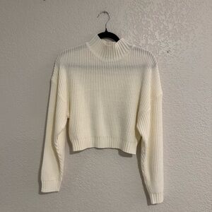 Zaful Cream Turtleneck Sweater